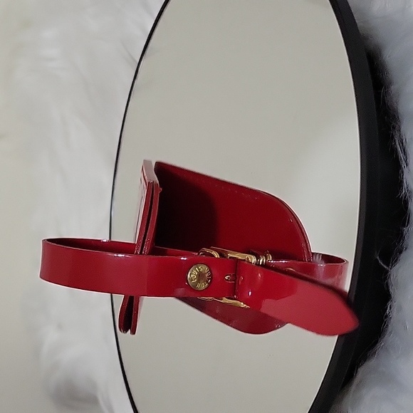 NIB Rare Patent Louis Vuitton Luggage Name Tag - Picture 7 of 7